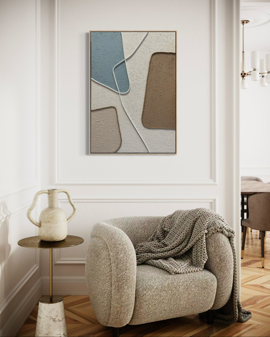 Absztrakt struktúr kép-70x90cm-minimal,modern 04